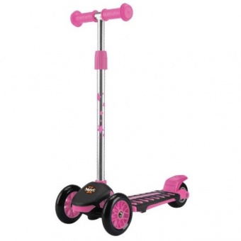 Самокат трехколесный, алюминиевый, регулируемая по высоте ручка, до 40кг, 59х27х57см от интернет-магазина Континент игрушек