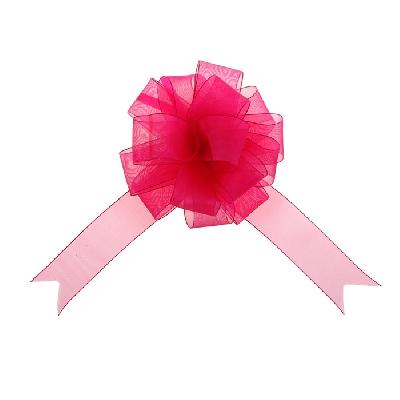 Бант-шар №5 органза, фуксия 828221 от интернет-магазина Континент игрушек