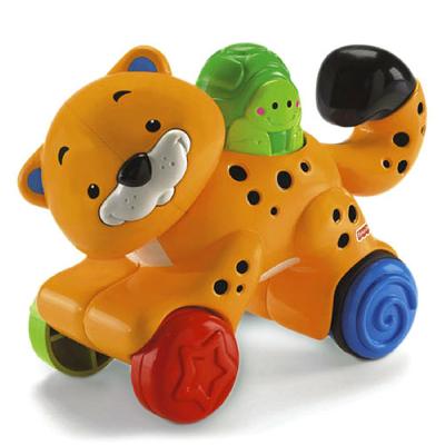 Игрушка FISHER-PRICE "Веселые животные на колесиках с сюрпризом"