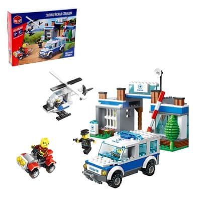 Конструктор Полиция "Полицейская станция", 411 деталей №SL-00347   2292055 от интернет-магазина Континент игрушек