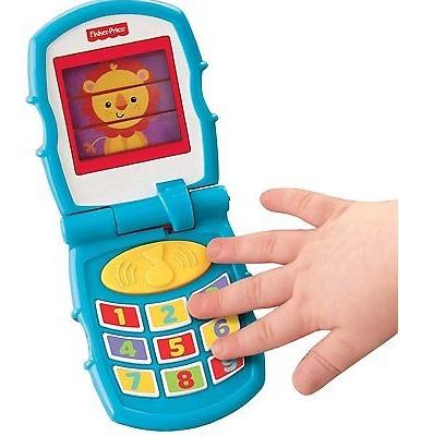 Дружелюбный телефон Fisher Price раскладной