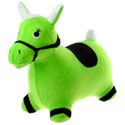 Попрыгун Лошадка с текстильной отделкой 50 см  657162