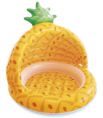 Бассейн надувной детский «Ананас», 102 х 94 см, 45л, от 1 до 3 лет, 58414NP INTEX