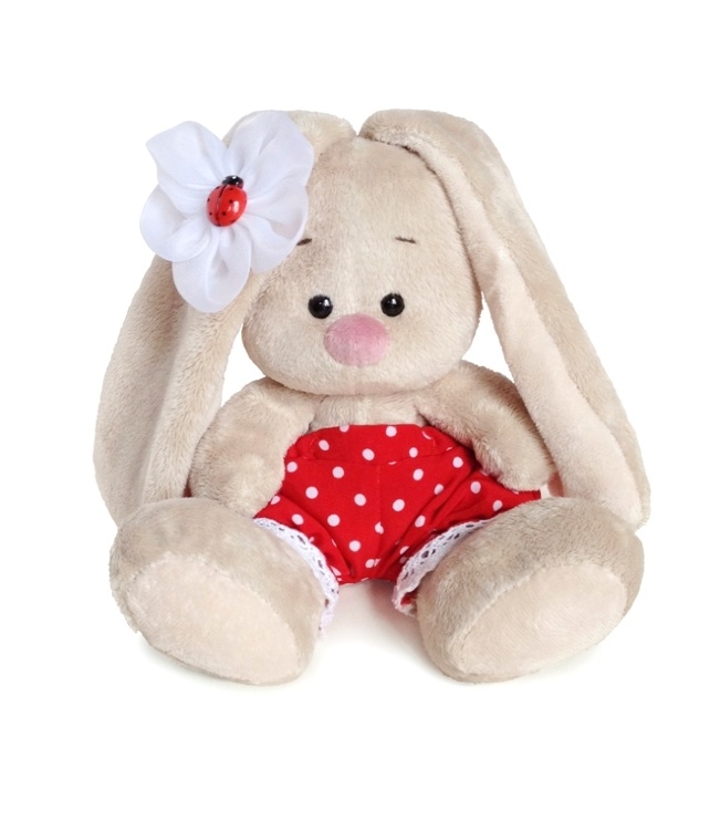 Зайка Ми с божьей коровкой 15 см от интернет-магазина Континент игрушек