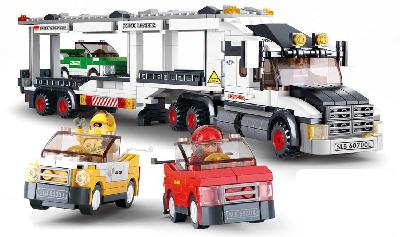 Конструктор Городская серия "Автовоз", 638 деталей 716163 от интернет-магазина Континент игрушек