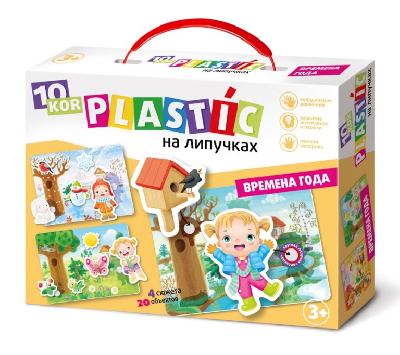 Пазл-пластик на липучках "Времена года" от интернет-магазина Континент игрушек
