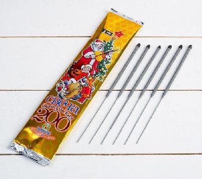 Свеча бенгальская, 20 см, в упаковке 6 шт   4483421 от интернет-магазина Континент игрушек