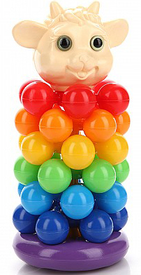 Пирамидка-звездочка Овечка 25 см.