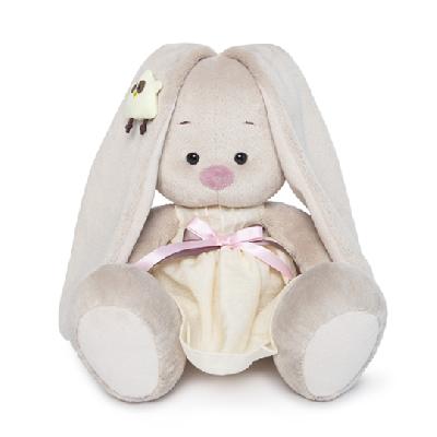 Зайка Ми в желтом платье и совенком на ушке (большая) от интернет-магазина Континент игрушек