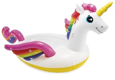 Плот для плавания «Большой Единорог», 251 х 163 х 145 см, 57291EU INTEX