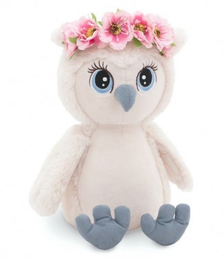 Сова Лиза Нежный цветок 20 см