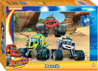 Мозаика "puzzle" 60 "Вспыш  и чудо-машинки" (Никелодеон), арт. 81174 от интернет-магазина Континент игрушек