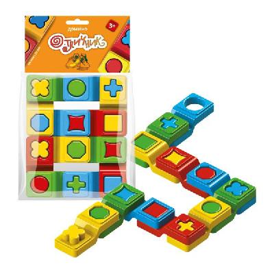 Игра настольная "Домино" 12 эл от интернет-магазина Континент игрушек