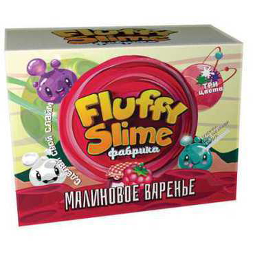 Набор Флаффи слайм-фабрика "Малиновое варенье" 3 слайма 3 цвета от интернет-магазина Континент игрушек