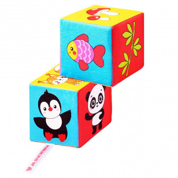 Мякиши кубики Кто что ест от интернет-магазина Континент игрушек