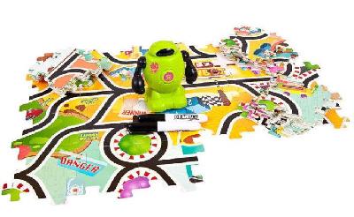 Робот индуктивный DRAWBOT (движение по линии), набор, 35х24х7,5 см от интернет-магазина Континент игрушек