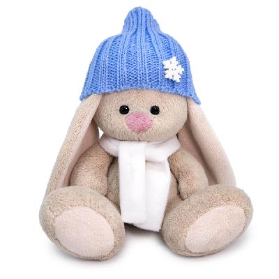 Зайка Ми в голубой шапочке малыш 15 см от интернет-магазина Континент игрушек