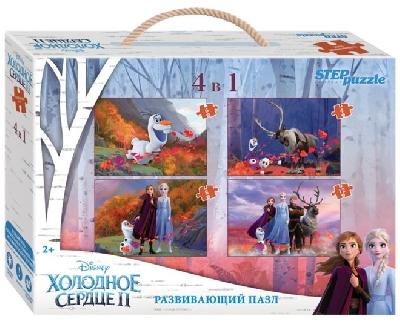 Напольный пазл 4 в 1 «Холодное сердце-2» от интернет-магазина Континент игрушек