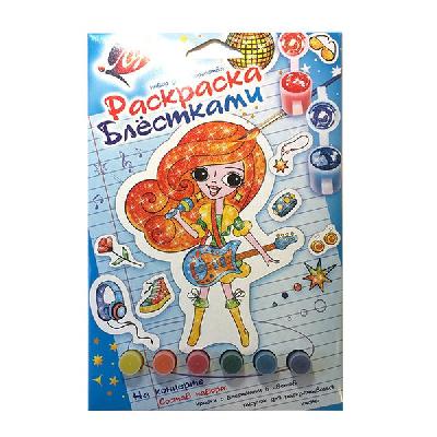 Набор для творчества Раскраска с блестками. На концерте от интернет-магазина Континент игрушек