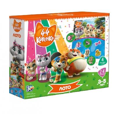 Игра настольная 44 Котенка Лото от интернет-магазина Континент игрушек