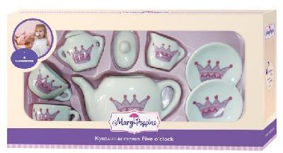 Набор фарфоровой посуды Корона 9 предметов от интернет-магазина Континент игрушек