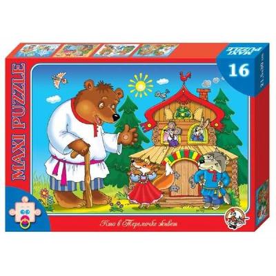 Пазл ДК 16 макси Кто в теремочке живет   от интернет-магазина Континент игрушек