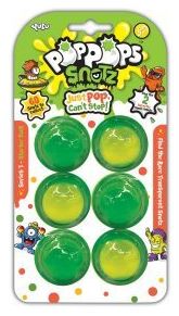 Пузырьки со слаймом ПопПопс Снотз 6 шт. от интернет-магазина Континент игрушек