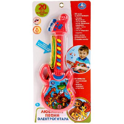 Электрогитара 20 любимых песен   4050959 от интернет-магазина Континент игрушек