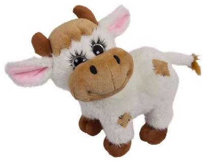 Коровка 15 см, мягкая игрушка символ года 2021