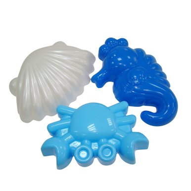 Формочки (краб №1 + морской конёк + ракушка №1) 15,5х10,5х8,5 см. от интернет-магазина Континент игрушек
