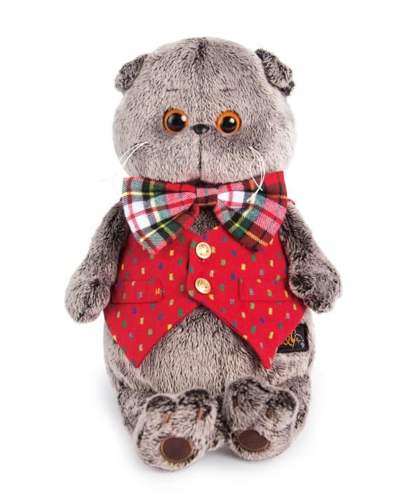 Басик в жилете 25 см от интернет-магазина Континент игрушек