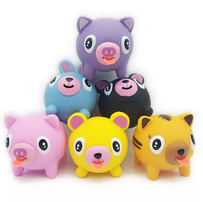 Игрушка-антистресс. Мялка большая "Покажи язык", 10 см., 6 шт в ассорт. в дисплее, ЦЕНА ЗА ШТУКУ! от интернет-магазина Континент игрушек