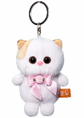 Кошечка Ли Ли брелок с розовым бантиком от интернет-магазина Континент игрушек