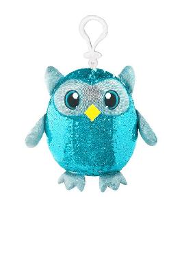 Shimmeez (Шиммиз), мягконабивные фигурки животных в пайетках с карабином, 9 см, 27 шт в дисплее, ЦЕН