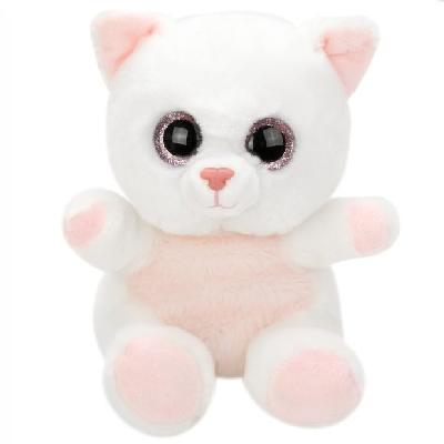Крошка Котенок белый,15см.