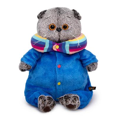 Кот Басик в спальном комбинезоне 19 см мягкая игрушка от интернет-магазина Континент игрушек