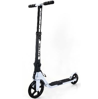Самокат складной Raysen серия Tour, 99х78 см, белый от интернет-магазина Континент игрушек