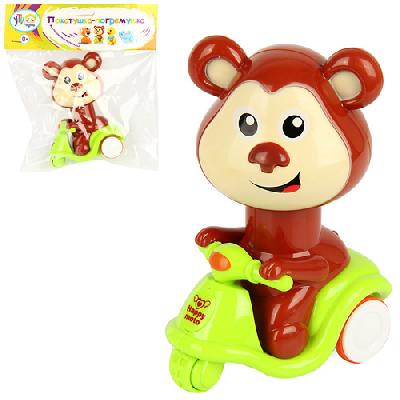 Погремушка Обезьяна, Слон, Тигр 9,5х6х12 см