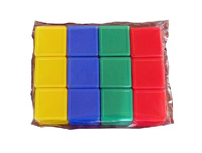 Выдувка. Кубик с бортиком 12шт от интернет-магазина Континент игрушек