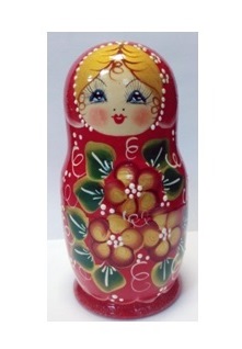 Матрешка 5 в 1 большая 17 см (Цветы, Эскиз 08, Полевые цветы)