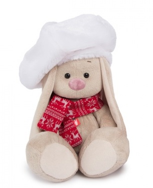 Зайка Ми в белом берете 23 см от интернет-магазина Континент игрушек