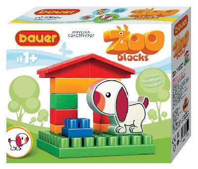 Конструктор Bauer Зооблокс Собака от интернет-магазина Континент игрушек