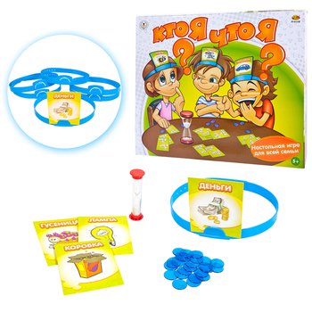 Игра настольная "Кто я? Что я?", 103 детали, в коробке от интернет-магазина Континент игрушек