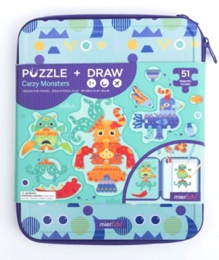 Набор магнитный игровой 2 в 1. Безумные монстры от интернет-магазина Континент игрушек