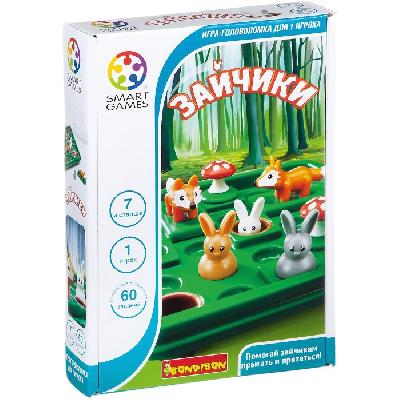 Логическая игра Bondibon Зайчики, арт. SG 421 RU. от интернет-магазина Континент игрушек