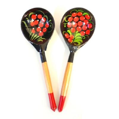 Ложка деревянная столовая Чернушка 19 см от интернет-магазина Континент игрушек