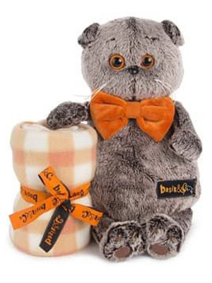 Басик с пледом 25 см от интернет-магазина Континент игрушек