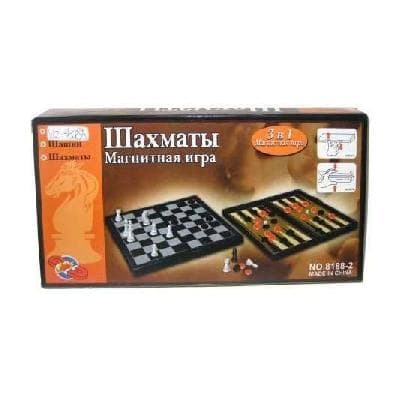 Н-р 3 в 1 шашки шахматы нарды от интернет-магазина Континент игрушек
