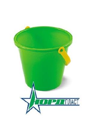 Ведро "Морское" среднее непрозрачное/прозрачное h 11.5 см, d 13.5 см от интернет-магазина Континент игрушек