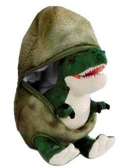 Dino World. Динозавр в яйце, зеленый 22 см.